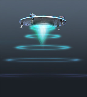 Hovering UFO (มีเอฟเฟค!)