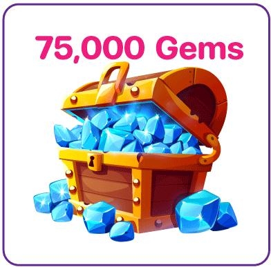 75000 Gems