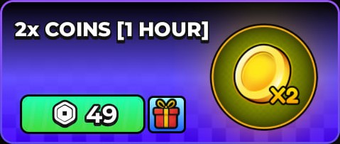 2x Coins [1 hour]