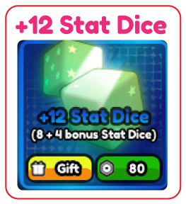 +12 Stat Dice