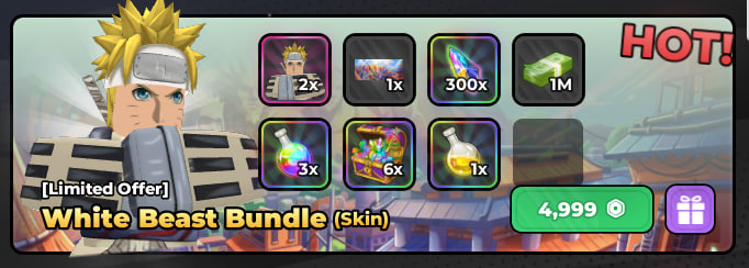 white beast bundle (skin)