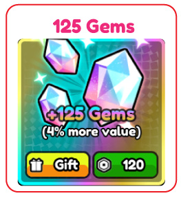 125 Gems
