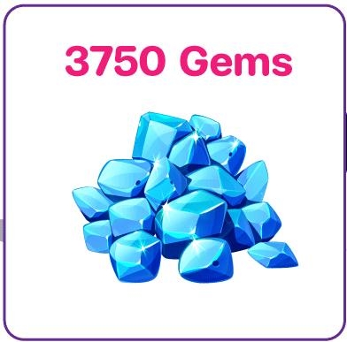 3750 Gems